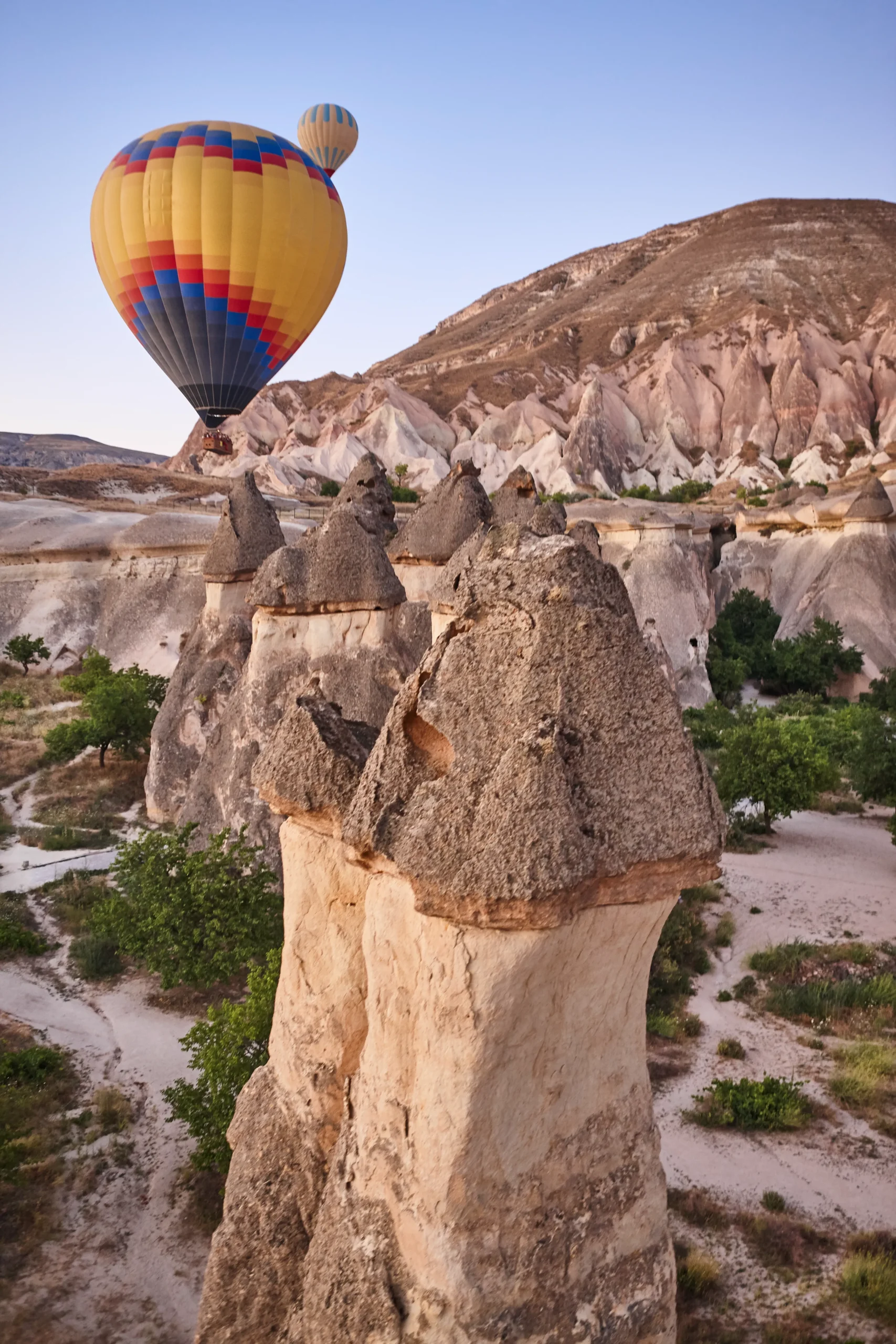 balloon ride in cappadocia, balloon ride in pamukkale
